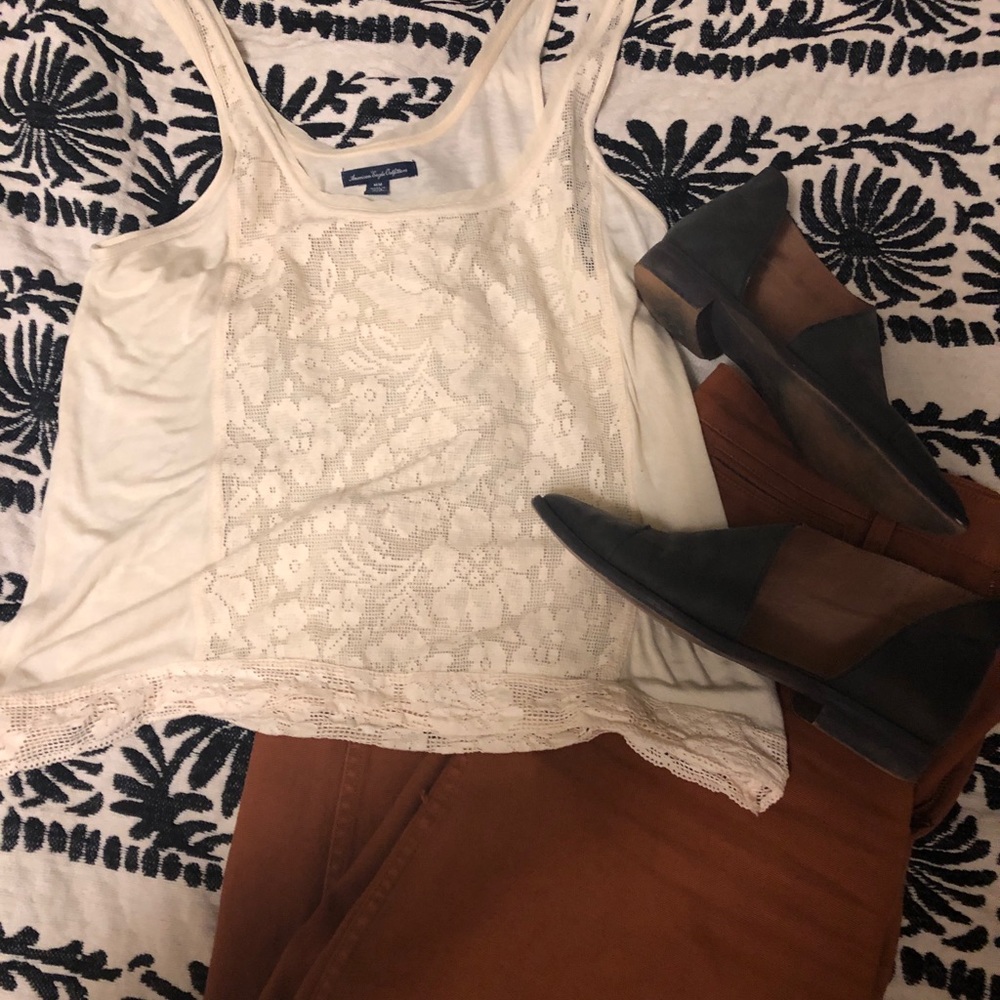 Beautiful Vintage Crochet Tank Top from American Eagle 😻